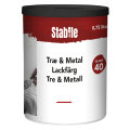 Træ- & metalmaling hvid vandbaseret 0,75 l - Stabile